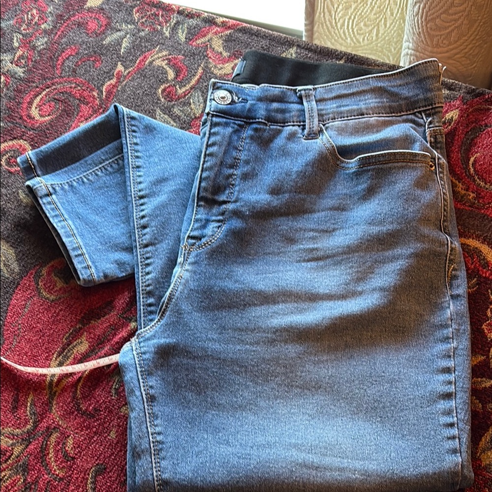 Curve Appeal Women's Blue Jeans EUC Sz 14 - Picture 6 of 11